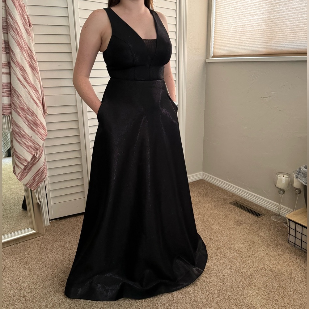 Black Formal Shimmering Gown